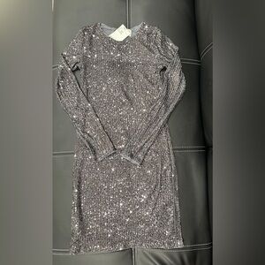 NWT Sequined dress girls size 12/14